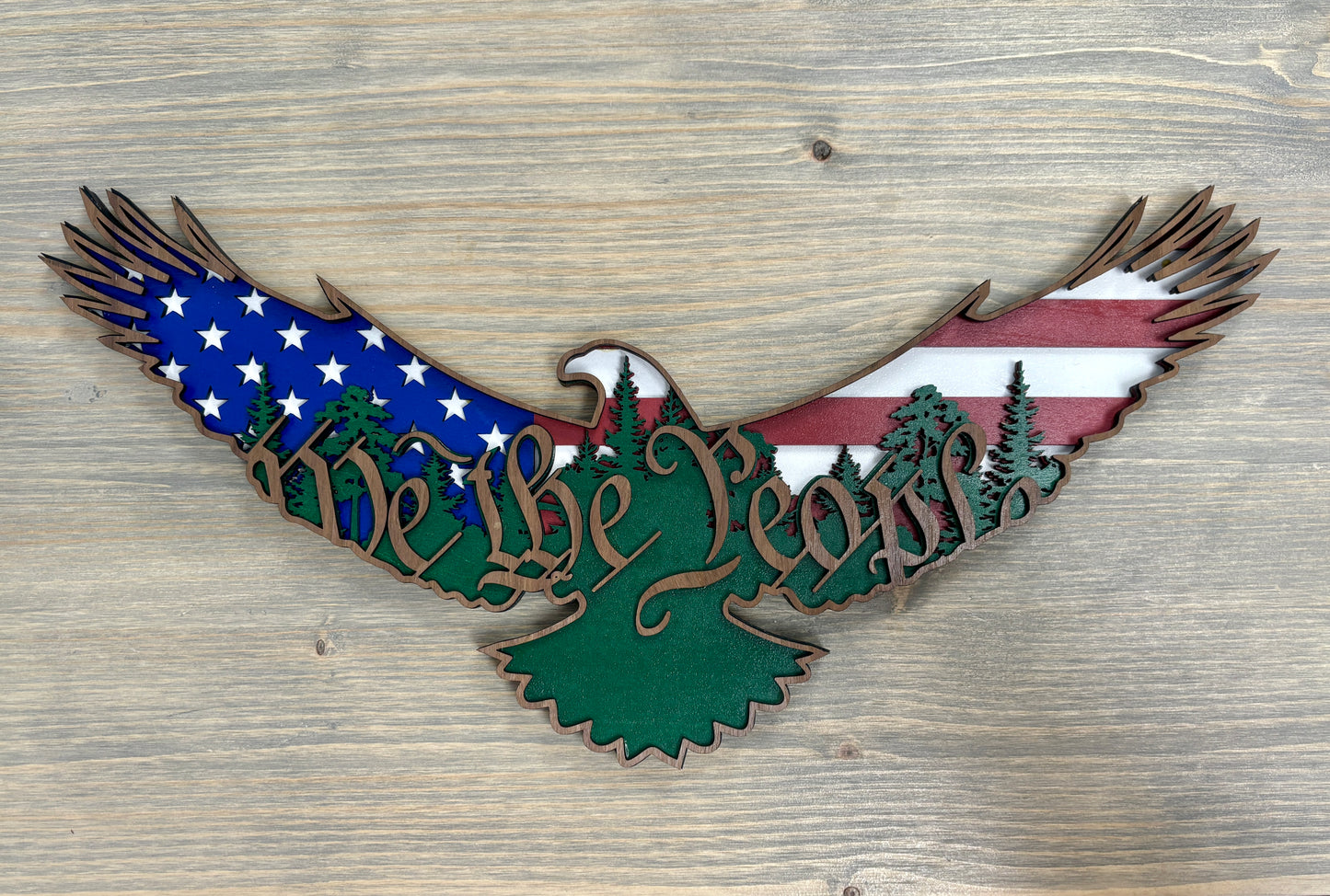 "We the People" Eagle Sign