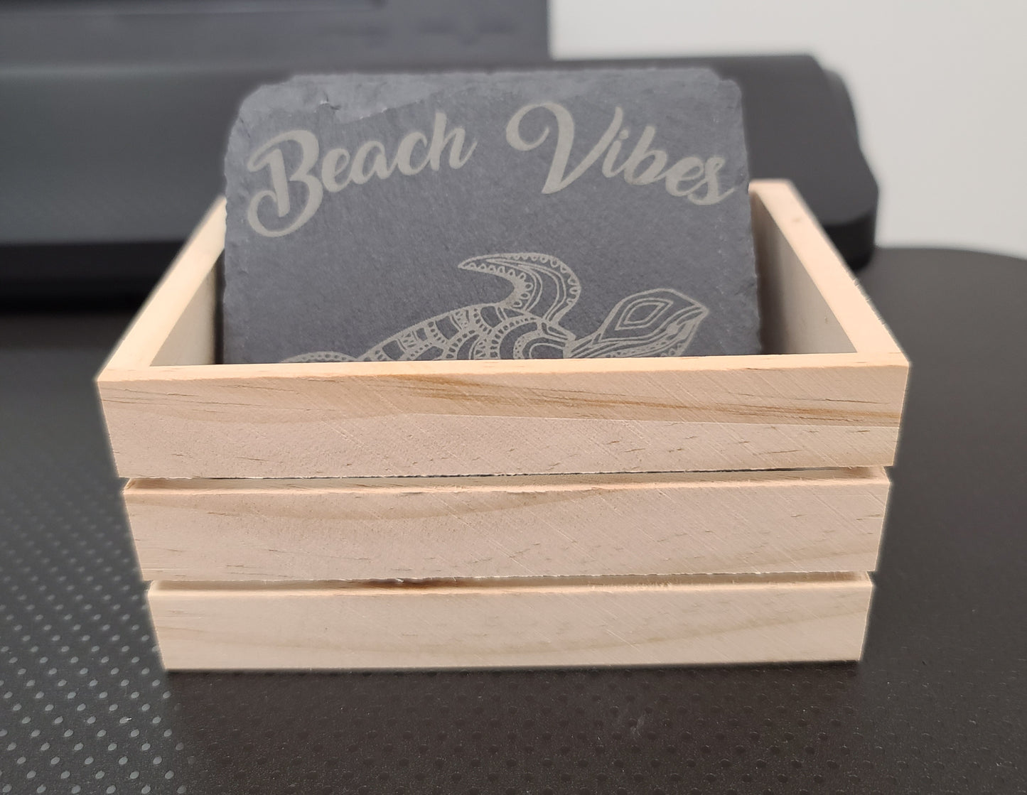 Beach Theme Slate Coasters