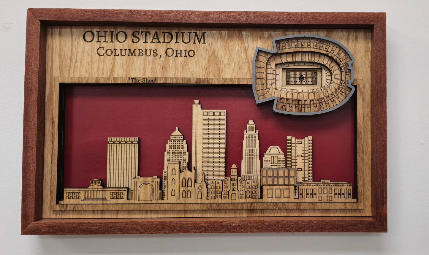 Large Framed 3D city and Stadium