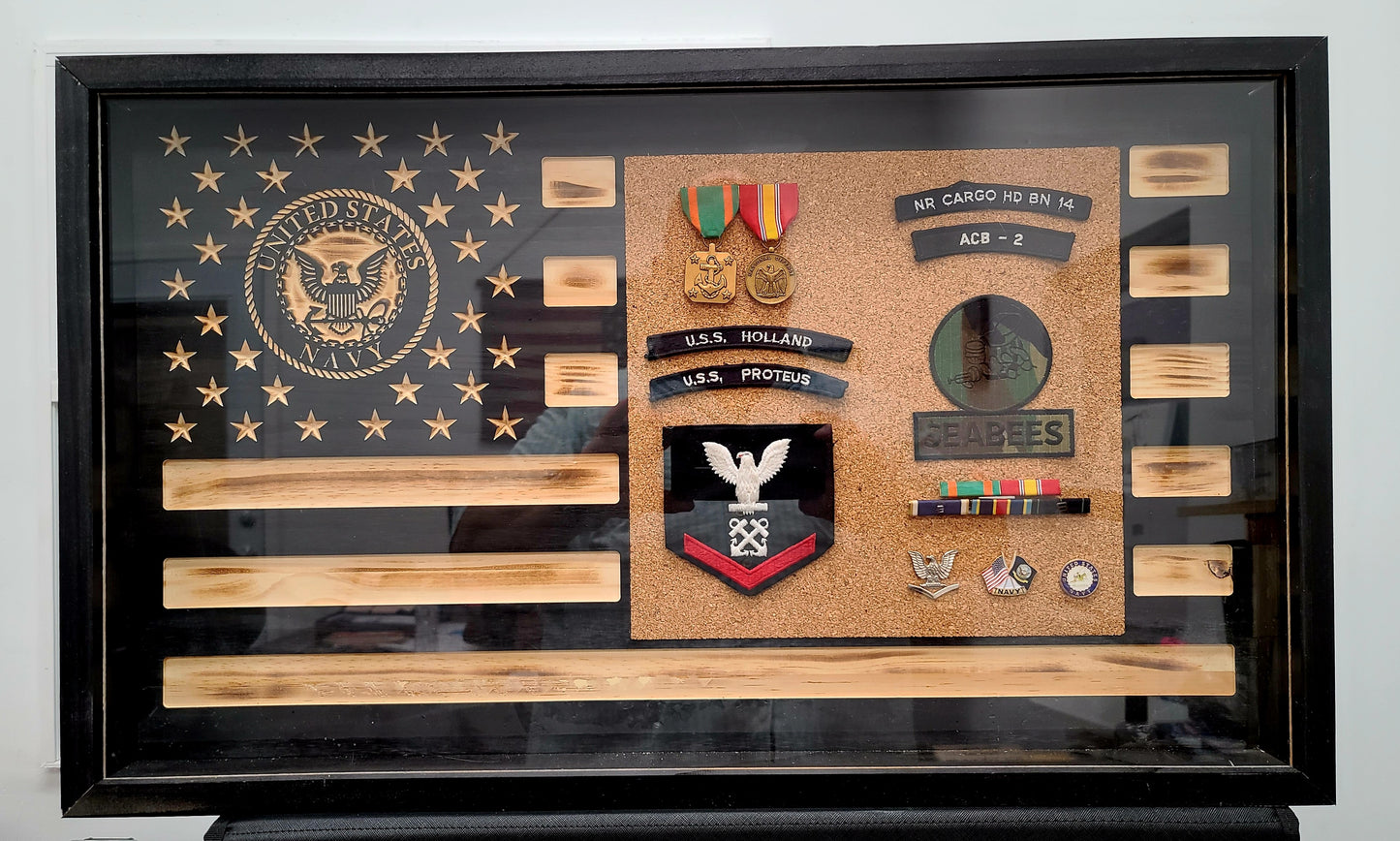 American Flag Shadow Box