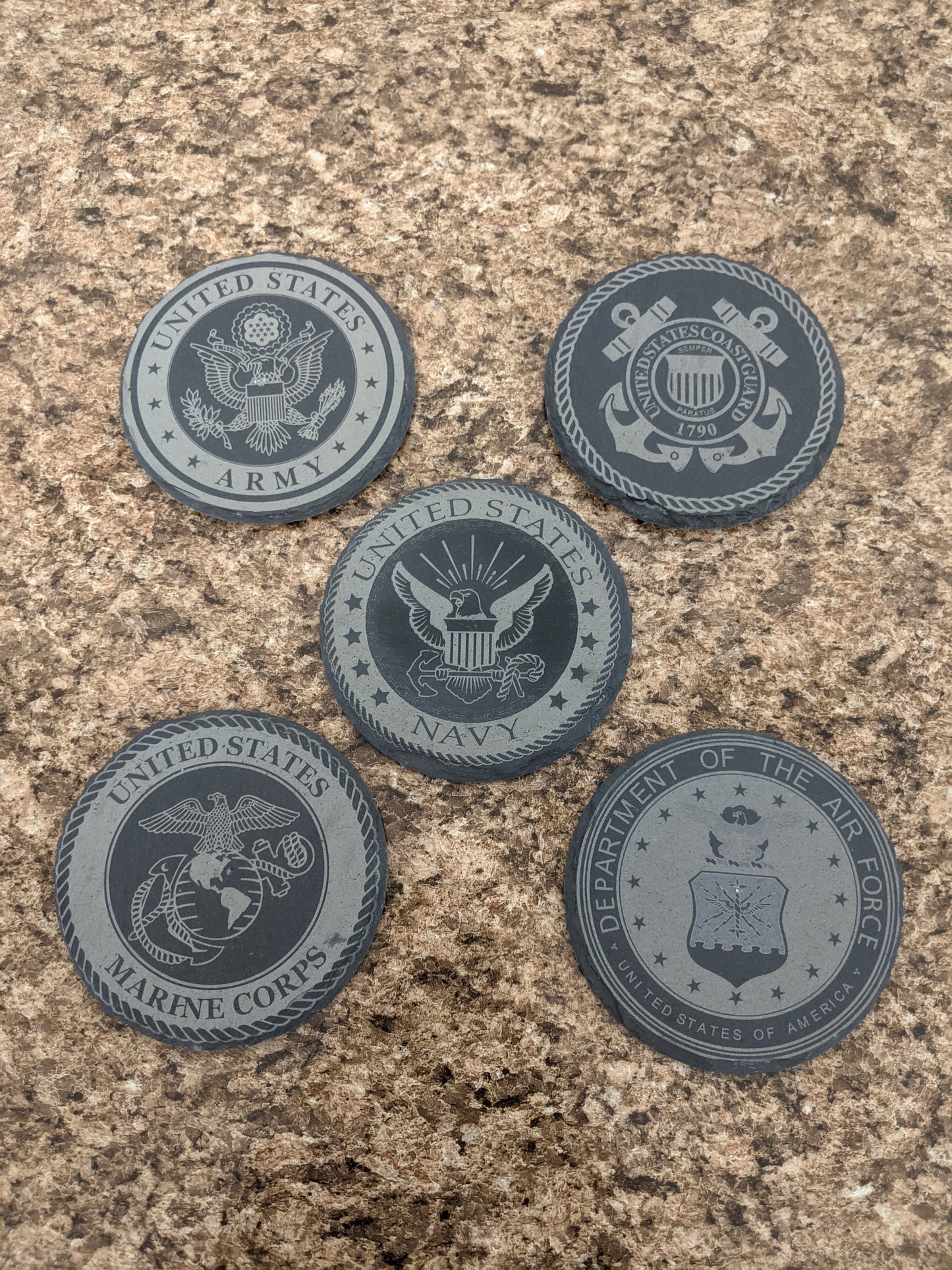 Military Slate Coasters