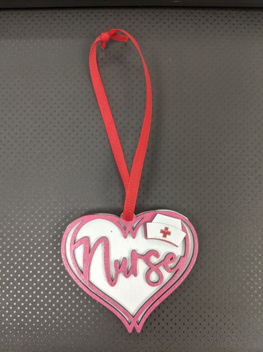 Nurse Heart Ornament