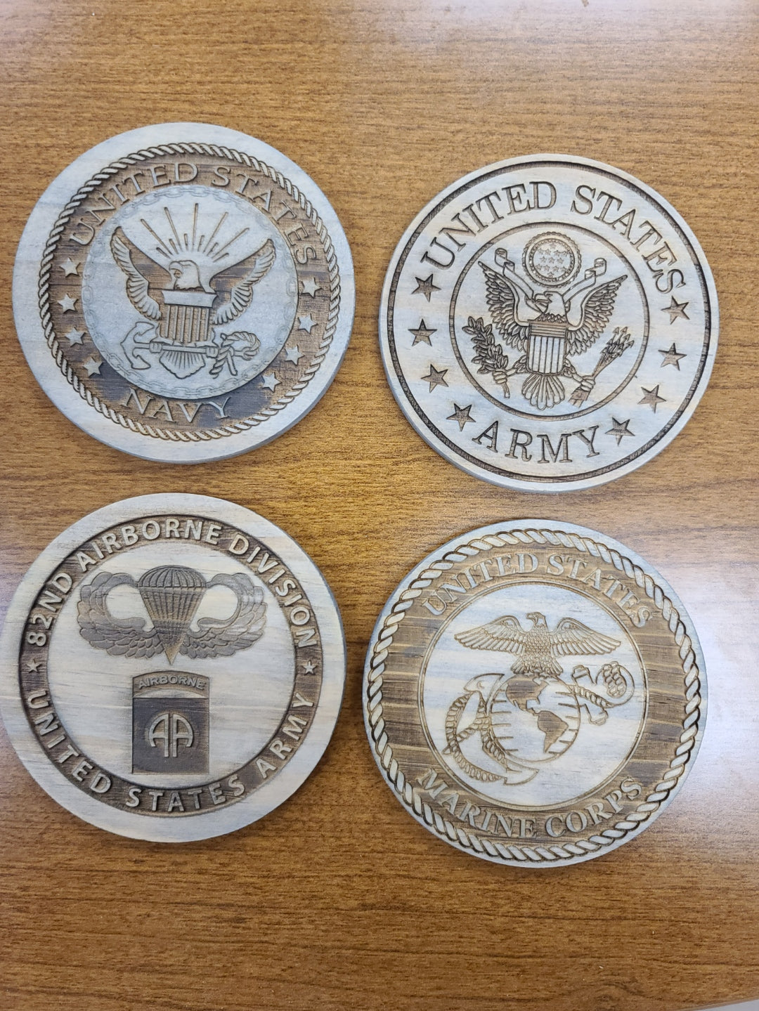 Miltary Branch Coasters (4 set)