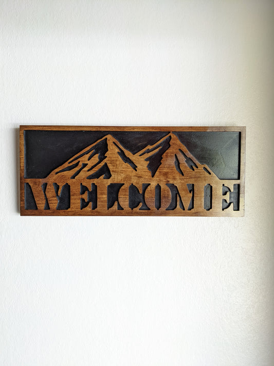 Welcome Mountain Sign